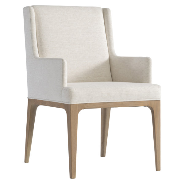 Skirted dining chairs with arms hot sale